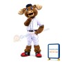 Smiling Baseball Reindeer Mascot Costume