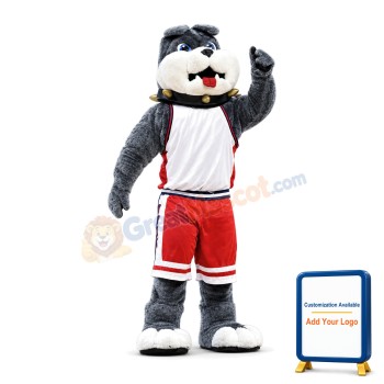 University Basketball Bulldog Mascot Costume