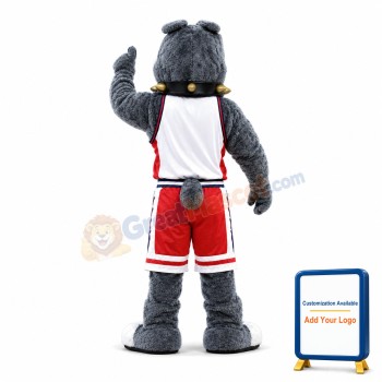 University Basketball Bulldog Mascot Costume