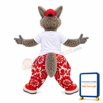 Football Wolf Mascot Costume