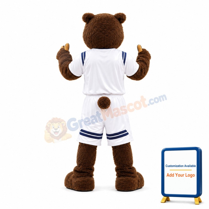 University Grizzly Bear Mascot Costume