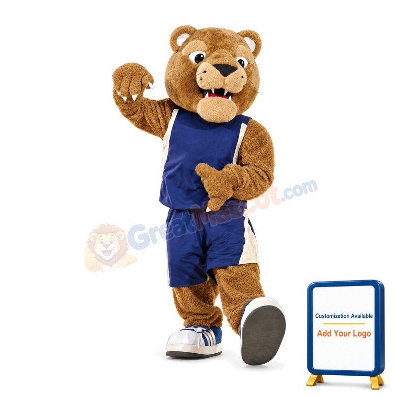 University Golden Panther Mascot Costume