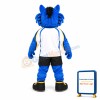 Ice Hockey Blue Tiger Mascot Costume