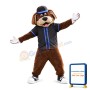 Baseball Dog High School Mascot Adult Costume