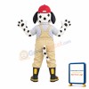 Fire Dalmatian Dog Mascot Adult Costume