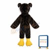 Old Black Owl Mascot Adult Costume