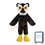 Old Black Owl Mascot Adult Costume