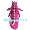 Adult Cartoon Pink Dragon Mascot Costume