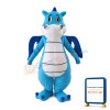 Adult Cartoon Blue Dragon Mascot Costume