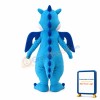 Adult Cartoon Blue Dragon Mascot Costume