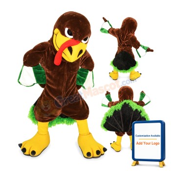 Fierce Turkey Mascot Adult Costume