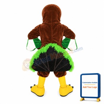 Fierce Turkey Mascot Adult Costume