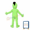 Green Alien Mascot Adult Costume