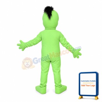 Green Alien Mascot Adult Costume