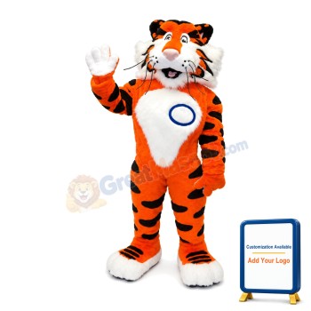Furry Tiger Mascot Adult Costume