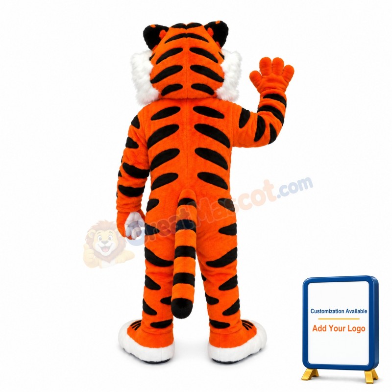 Furry Tiger Mascot Adult Costume
