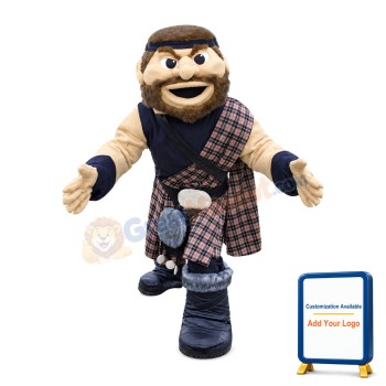 Scottish Man Mascot Costume