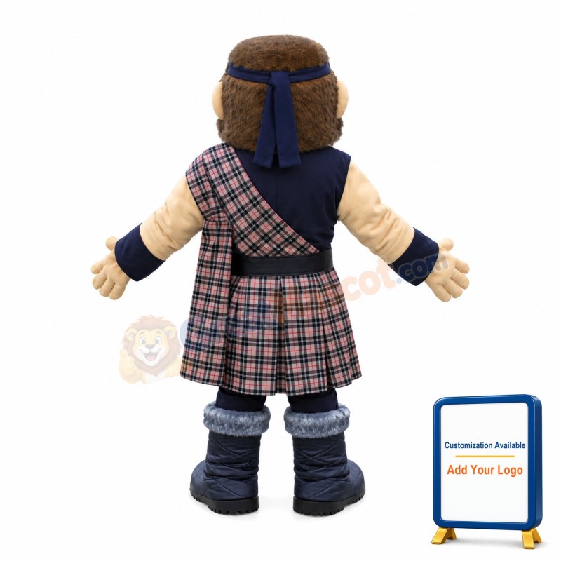 Scottish Man Mascot Costume