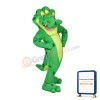 Green Crocodile Mascot Adult Costume
