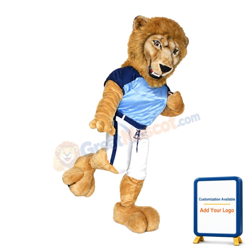 University Columbia Lion Mascot Adult Costume
