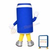 Cartoon Blue Can Lightweight Mascot Adult Costume