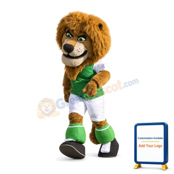 Sports Power Lion Mascot Adult Costume