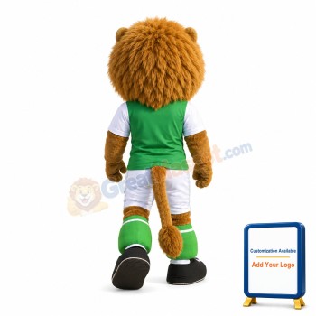Sports Power Lion Mascot Adult Costume