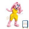 Beautiful Pink Rabbit Mascot Adult Costume