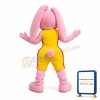 Beautiful Pink Rabbit Mascot Adult Costume