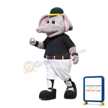 Baseball Elephant Mascot Adult Costume