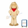 Long Hair Beige Dog Mascot Costume