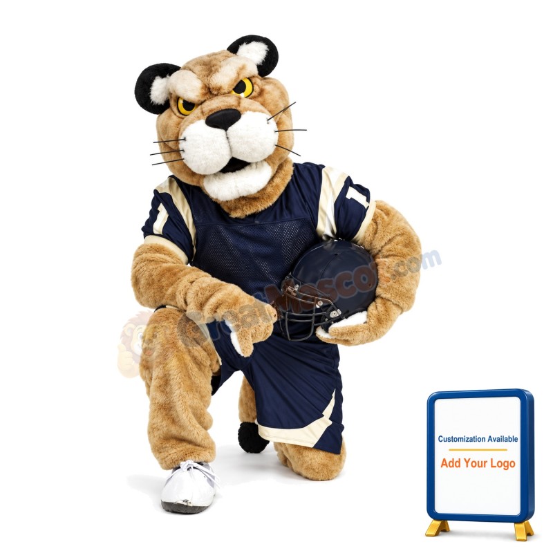 College Football Golden Panther Mascot Costume