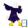 Sport Purple Bald Eagle Mascot Adult Costume