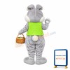 Cute Easter Bunny Mascot Adult Costume