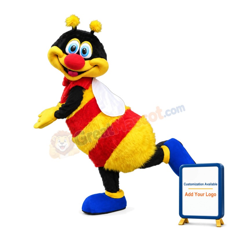 Lovely Honeybee Mascot Adult Costume