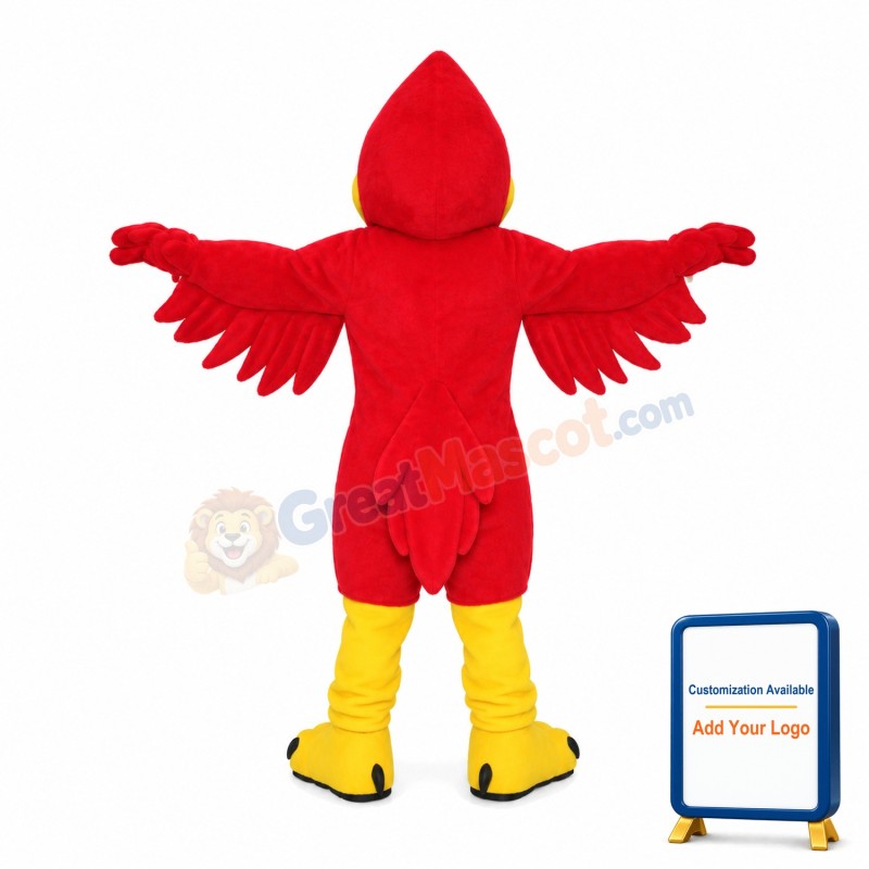 Cardinal Bird Mascot Adult Costume