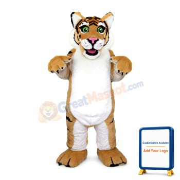Fat Tiger Animal Mascot Adult Costume