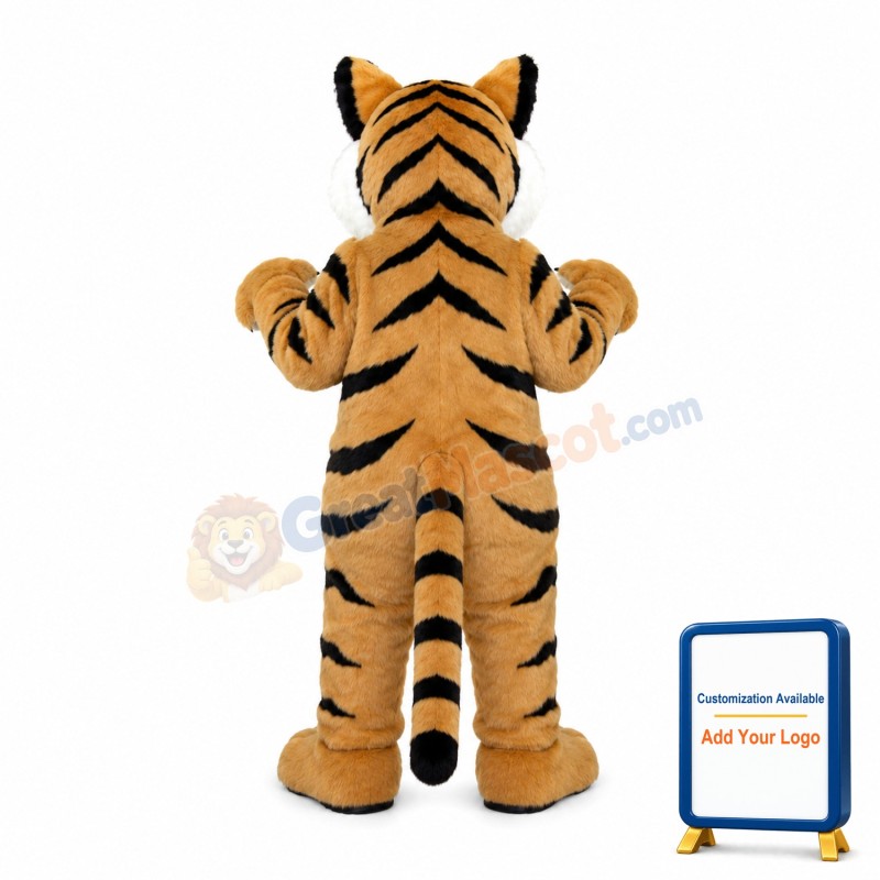 Fat Tiger Animal Mascot Adult Costume