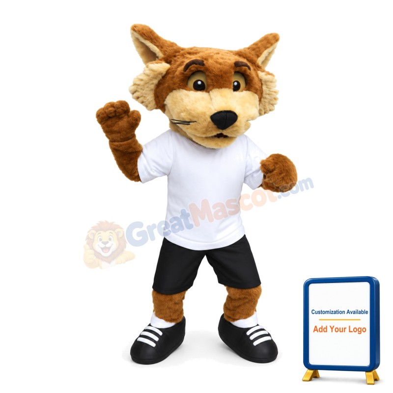 Sport Fox Mascot Adult Costume