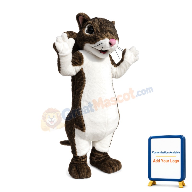 Grey Mouse Animal Mascot Costume