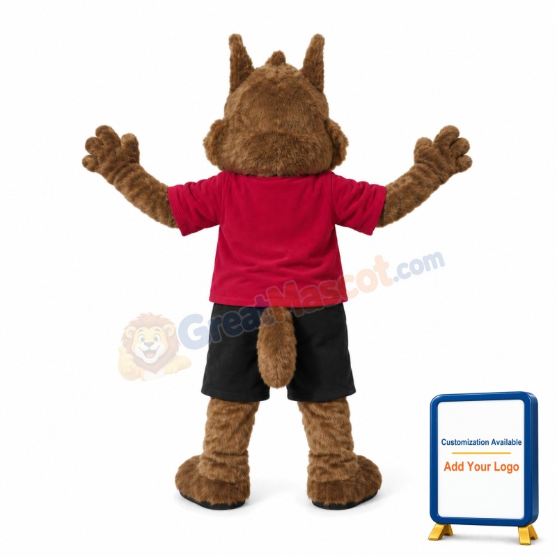 Lively Brown Squirrel Mascot Adult Costume