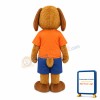 Lovely Plush Golden Dog Mascot Costume