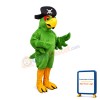 Green Pirate Parrot Mascot Adult Costume