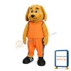 Golden Dog Sports School Mascot Adult Costume