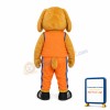 Golden Dog Sports School Mascot Adult Costume