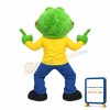 Awesome Cartoon Green Snake Mascot Adult Costume
