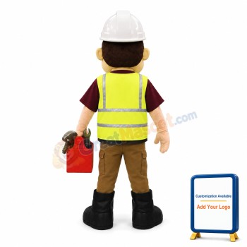 Repairman With Tools Mascot Costume