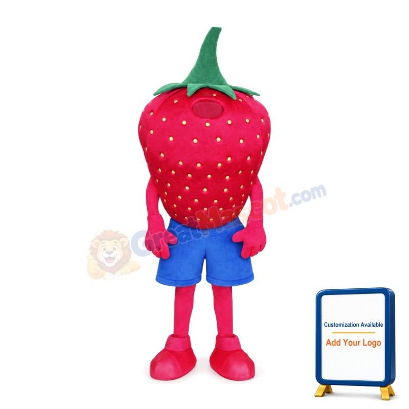 Strawberry Lightweight Mascot Adult Costume