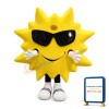 Deluxe Cool Cartoon Sun Mascot Adult Costume