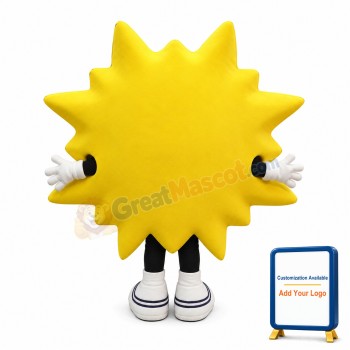 Deluxe Cool Cartoon Sun Mascot Adult Costume